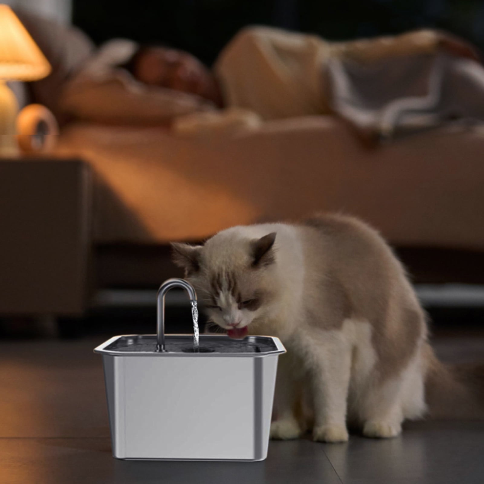 Water 4L Cat Water Fountain APP Control Pet Water Fountain For Drinking Automatic Cat Water Dispenser With Water Level Window And Quiet Pump