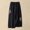 Black, variant on FUNUONY Lightweight Wide Leg Cropped Pants for Women High Waisted Loose Casual Lounge Travel Work Sweatpants Summer Linen Blend Wide Leg Pants Elastic Waist Trousers with Pockets Black 5Xl