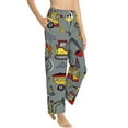 thumbnail image 3 of Kdxio Women's Comfy Stretch Funny ConstructionPrint Drawstring Pajama Pants-Large, 3 of 9