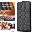 thumbnail image 7 of Flip Wallet Case for iPhone 14, PU Leather Magnetic Snap Folio Cover with Card Holder, Kickstand Function - TPU Shockproof Durable Protective Phone Case for iPhone 14, Black, 7 of 7