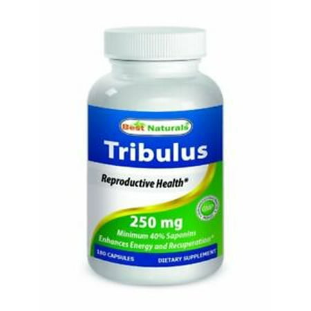 BEST NATURALS Tribulus 250 mg 180 CAP (The Best Tribulus Supplement)