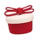 thumbnail image 5 of Cesta de cuerda de algodón con tapa, organizador de cestas, cesta tejida para decoración del hogar 22cmx22cmx12cm, 5 of 9