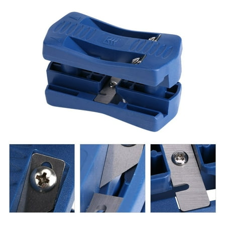 

WALFRONT PVC Wood Edge Banding Machine 2 Edges Manual Tail Trimming Woodworking Tool Edge Tail Trimmer Woodworking Edge Bander