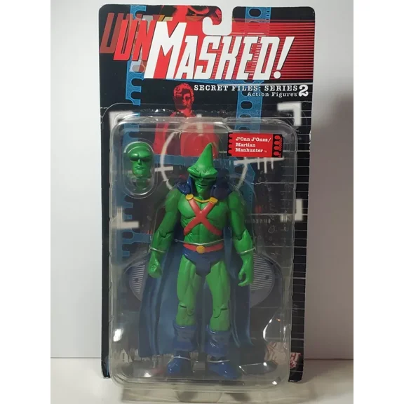 DC Direct Secret Files Series 2 (Unmasked) - Martian Manhunter - MOC New t2-