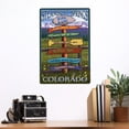 thumbnail image 2 of Steamboat Springs, Colorado, Destinations Sign (12x18 Aluminum Art, Indoor Outdoor Metal Sign Decor), 2 of 5