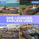 thumbnail image 5 of Colchón inflable portátil LazyBone de aire Chillbo, 5 of 8