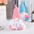thumbnail image 7 of SDJMa Mother's Day Love Gnome Decor, Peach Heart Plush Doll Glow Table Topper, Mothers Day Elf Dwarf Faceless Doll Decorations Gift for Mom, 7 of 7