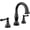 Matte Black, variant on Delta 3597-Pd-Dst Cassidy 1.2 GPM Widespread Bathroom Faucet - Chrome