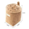 thumbnail image 3 of 9 Pieces Mini Wall Hanging Storage Bags Small Cotton Linen Storage Basket Foldable Storage Family Organizer Box Decorative Hanging Bag (Cute), 3 of 7
