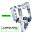 thumbnail image 3 of Silver Nariz de cerdo agrietada para bicicleta, estante frontal de 3 agujeros para portador delantero de Brompton, 3 of 5