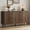 Walnut, variant on Aufeile Dresser for Bedroom, 53" 6 Drawer Dresser & Chest of Drawers with Fluted Design, Wood Dresser for Adults, Long Bedroom Dresser & Storage Organizer, Walnut