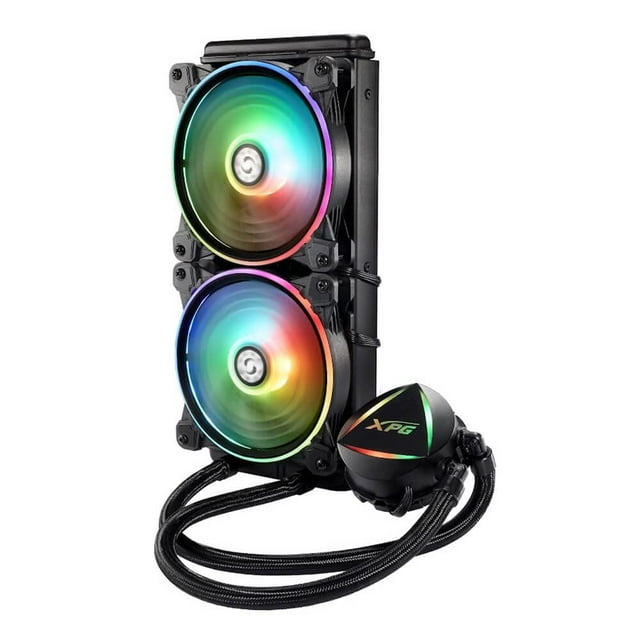 Enfriador de agua para CPU XPG Levante 240 ARGB con 2 ventiladores de 120 mm