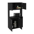 thumbnail image 5 of Living Room Cabinets 95 Pantry Kit, Four Legs, Double Door Cabinet, Three Shelves -Black,Primary Living Space Cabinets, 5 of 7