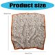 thumbnail image 3 of French Silk Scarf with Camellia Flower Pattern Multipurpose Neck Wrap Square Shawl Bag Band for Women Dresses Red, 3 of 4