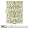 thumbnail image 4 of ARISTURING Spring Throw Blanket Flower Plant Blankets Vintage Herbs Blanket Wild Flowers Printed Flannel Blanket for Bed Sofa Chair, 4 of 6