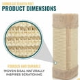 thumbnail image 5 of Cat Scratcher Cat Scratching Board Pad Hanging Scratcher , Wall Mounted post for scratching, Foldable - Beige, 5 of 10