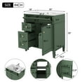 thumbnail image 5 of 30" Bathroom Vanity with Single Sink Combo, Modern Undermount Bathroom Sink Cabinet with 2 Drawers and a Tip-Out Drawer, Freestanding Bathroom Vanities for Bathroom(Green), 5 of 9