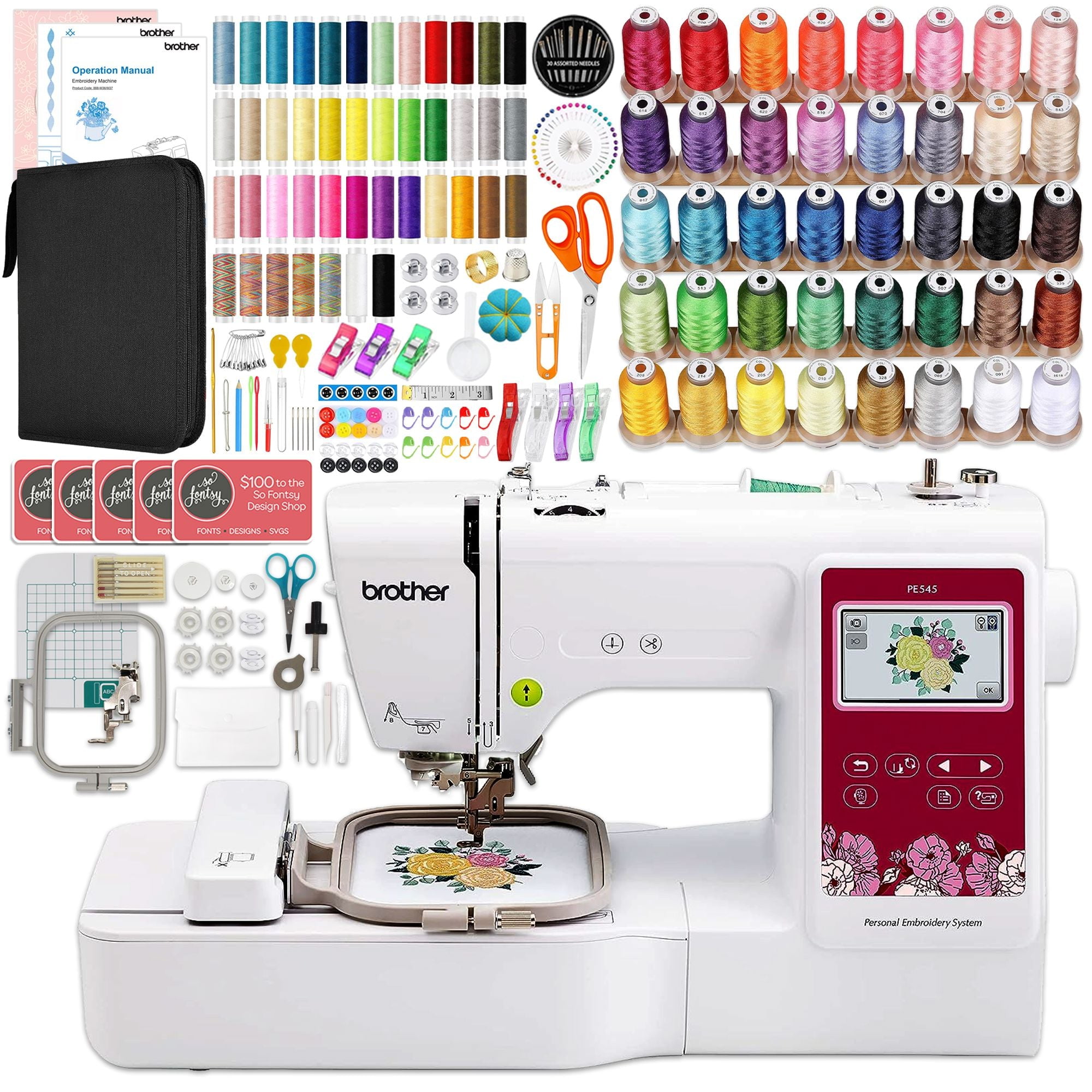 その他 Brother Personal Embroidery Systems Brother PE525 - Embroidery machine - computerized - 70 designs