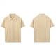thumbnail image 3 of Suéter Informal de Verano para Hombre, con Botones Finos, Estilo Ejecutivo, Estilo Retro, de Corta, para Playa Caqui XL, 3 of 8