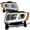 Chrome/Amber, variant on Nuvision for 14-16 Jeep Grand Cherokee LED DRL Projector Headlight Lamps Chrome/Clear