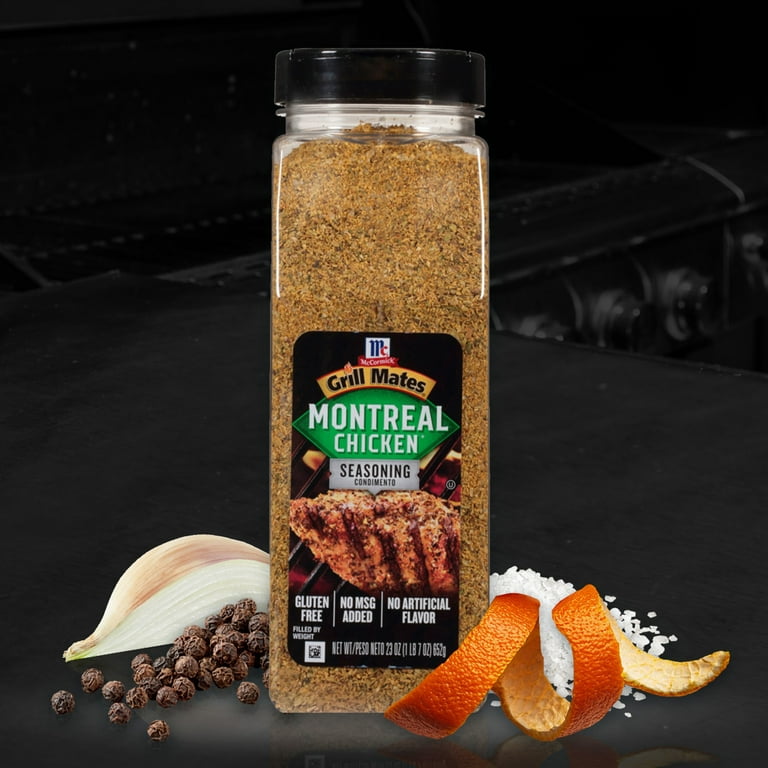 McCormick Montreal Chicken Seasoning Rub, Garlic Mix for Meat
