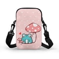 thumbnail image 2 of HELLHERO Frog Mushroom Crossbody Small Crossbody Bags for Men, Women Double Layer Underarm Shoulder Bag Polyester Lightweight, 2 of 7