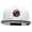Black White, variant on Rasta Alien Embroidered Two Tone Superior Cotton Twill Flat Bill Snapback Cap - Gold Black OSFM