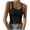 Black, variant on Horkkom Camisole Tops for Women Summer Casual Spaghetti Strap Tank Top Slim Solid Color Sleeveless Tops L