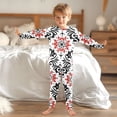 thumbnail image 6 of Ukrainian Design Pattern Cotton Pajamas 2 Piece Set Sleepwear Soft and Comfortable Homewear Nightwear, 6 of 7