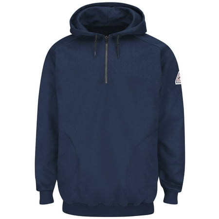Navy Pullover Hooded Fleece 14 Zip Sweatshirt Navy Pullover Hooded Fleece 14 Zip Sweatshirt