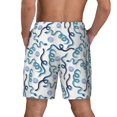 thumbnail image 2 of Lsque Mens Swim Trunks Hand Drawn Snake Pattern - Bathing Suit Compression Liner - Beach Swim Shorts Swimwear - (S-3XL) - Stretch Quick Dry -XX-Large, 2 of 9