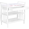 Lily Changing Table With Drawer and Shelves, White