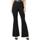 thumbnail image 1 of Pantalones de pierna ancha informales sólidos INC Mujer Negro 6, 1 of 1