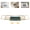 Gold, Green, variant on ToppiJoy Expandable Bathtub Tray Caddy, Extra Wide Tub Tray with Natural Marble Board, Waterproof Bath Tub Shelf (Silver, White)