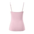 thumbnail image 3 of Daznico Women's Shelf Bra Camisole - Adjustable Spaghetti Strap Tank Top with Built-In Bra,for Size L, 3 of 6