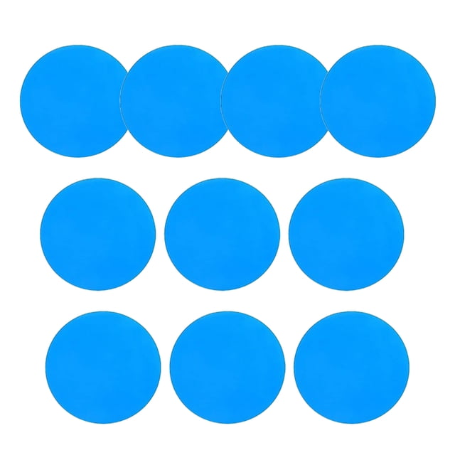 ZLight Inflated Swimming Pool Repair Patch Inflatable Boat Mattress Waterproof Patches Strong Stickiness Puncture Fixing Round 10PCS 1Set