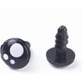 thumbnail image 2 of 8mm Resin Safety Eyes 100pcs Craft Eyes Black Stuffed Crochet Eyes Kawaii Eyes for Teddy Bear Amigurumi Craft Puppet Plush Animal Making, 2 of 2