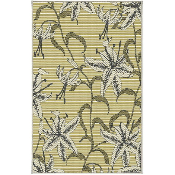 Flatweave Patio Rug - Dahlia, 94" x 79"