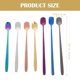 thumbnail image 2 of unbranded 7Ud Cucharas De Acero Inoxidable Para Café Y Té Color Surtido Con Mango Para Mezclar Y Servir En Casa, 2 of 8