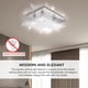thumbnail image 5 of Luz De Techo Moderna Luz Colgante De 4 Cabezales Para Sala De Estar Cocina Dormitorio Advancent HA024370-01, 5 of 5
