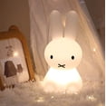 thumbnail image 1 of Encantadora luz de noche de silicona, luz de noche portátil con colores suaves, luz de noche de conejito multifuncional, control táctil y control remoto, regalo de Pascua para niños, 1 of 5