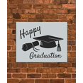 thumbnail image 2 of Plantilla de stencil reutilizable de graduación feliz - INNOVO Stencils, 2 of 2