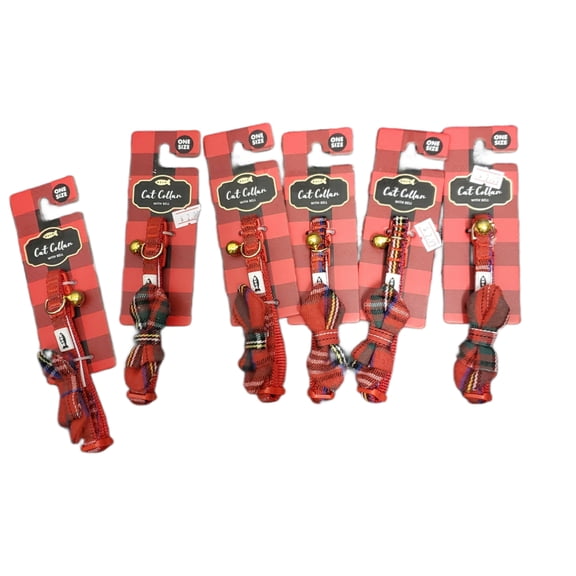 Meow Cat Collar Silver Bell One Size Fits 8" - 13"