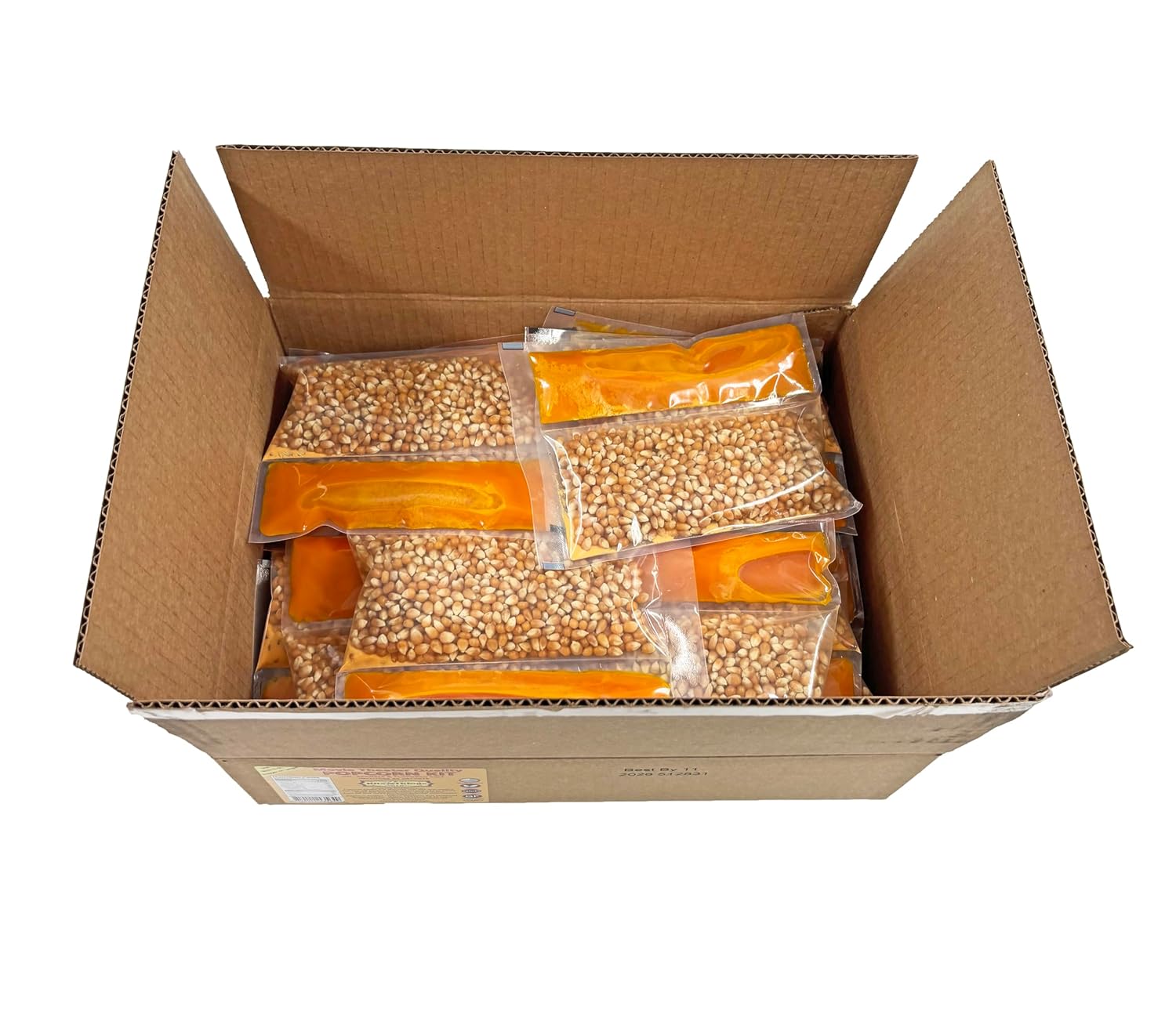 Home Theater All in One Popcorn Kit For 6 oz. Popper | Portion Packets with Kernels, Oil and Flavored Salt | By Bits N Things | Pack of 36