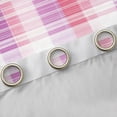 thumbnail image 4 of Manfei Teens Children Retro Grid Blackout Curtains Set of 2 (52x84 Each),Abstract Vintage Plaid Window Curtains,Geometric Theme Curtains and Drapes,Super Cozy Room Decor, 4 of 6