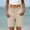 Beige, variant on Womens Cargo Shorts High Waisted Button Quick Dry Athletic Shorts Lightweight Running Summer Hiking Shorts with Pockets