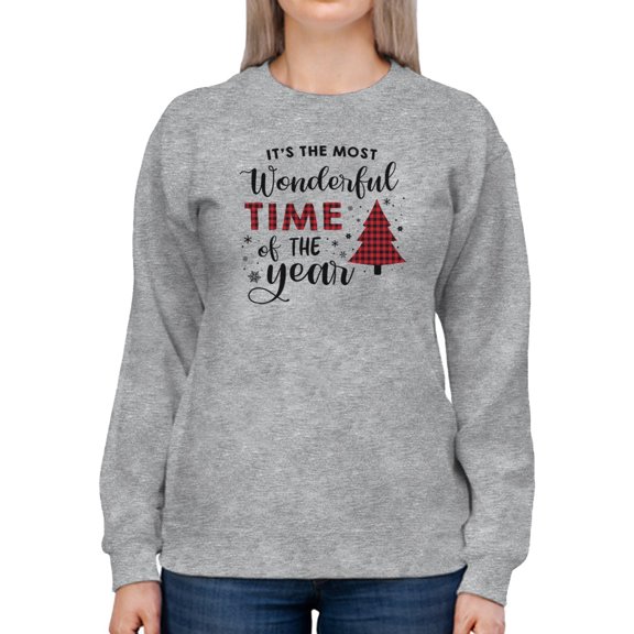 The Most Wonderful Time  Sweatshirt Women -GoatDeals Designs, Female 4X-Large