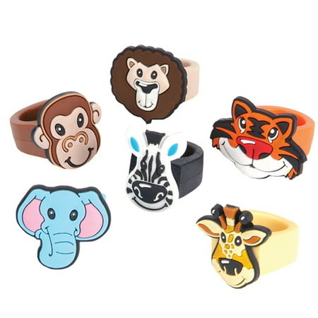 1 RUBBER ZOO ANIMAL RING, Case of 720
