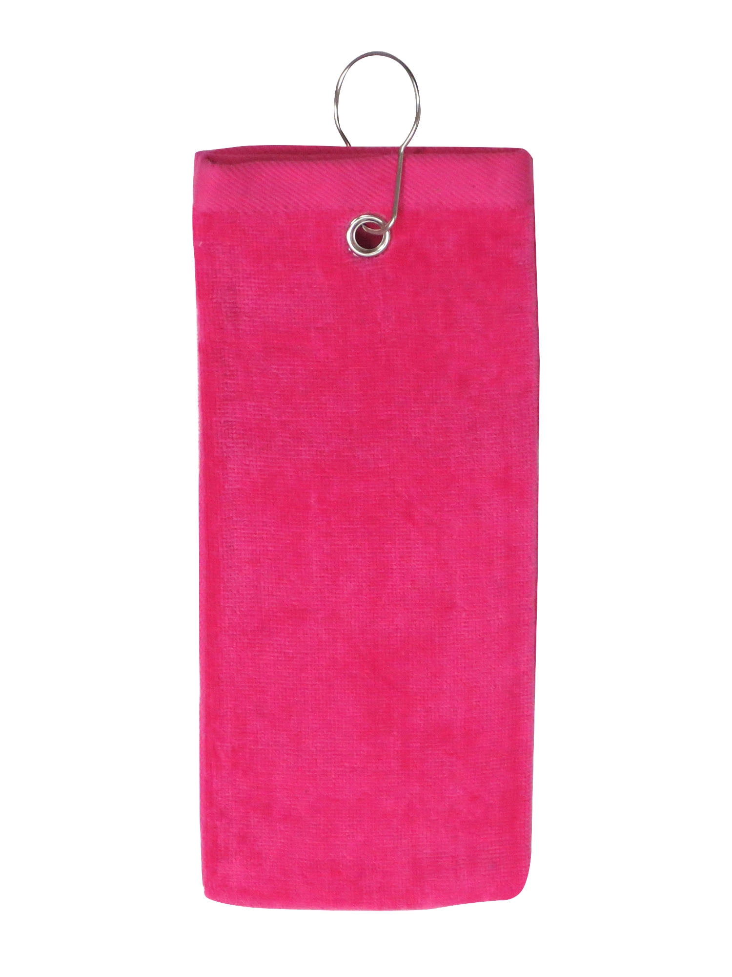 Simplicity Cotton Terry Sports Golf Towel with Grommet and Hook,  Tro.Pink2101 