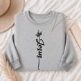 thumbnail image 4 of Jollimate Jesus Sweatshirt for Women, Christian Graphic Crewneck, Religious Shirt Gift for Her, 4 of 6